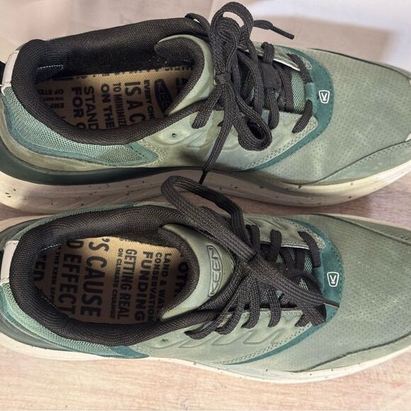 Keen Men's Green Athletic Shoes - Picture 2 of 8